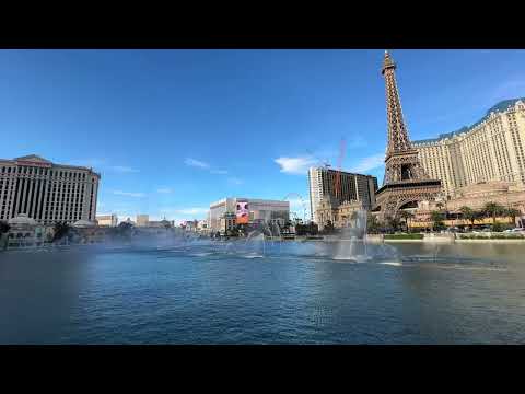 Bellagio Fountain Daytime Show || Las Vegas