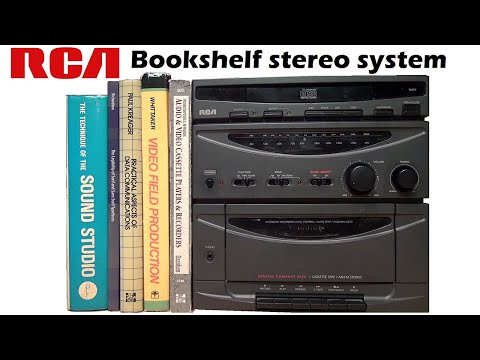 1994 RCA CD/cassette bookshelf stereo system repair