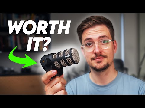 RØDE PodMic Cardioid Dynamic Broadcast Microphone — XLR Output, Requires Audio Interface (RØDECaster, AI-1, or similar). For USB Plug-and-Play, see PodMic USB. video review thumbnail
