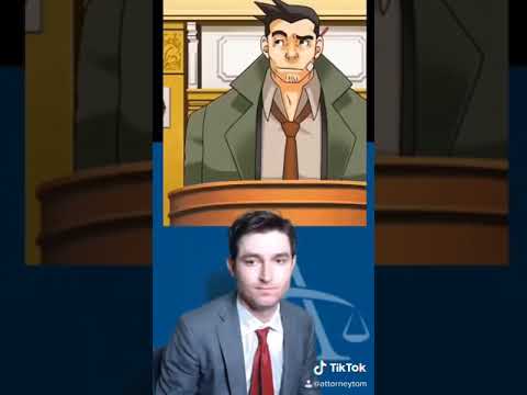 WHAT DO YOU MEAN THE REPORT IS OUTDATED?!? | Real Lawyer plays Phoenix Wright Ace Attorney #shorts