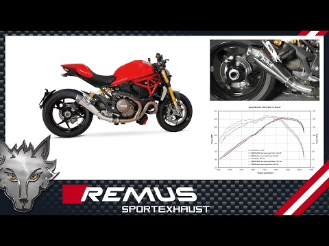 Ducati Monster 1200 S Mod. 2014 with REMUS Hypercone sport exhaust system