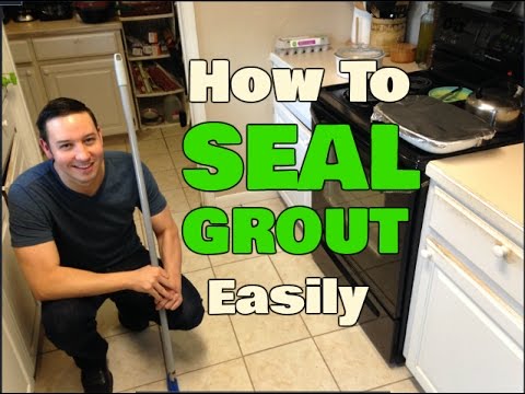 How To Seal Grout Without Getting On Your Hands & Knees!