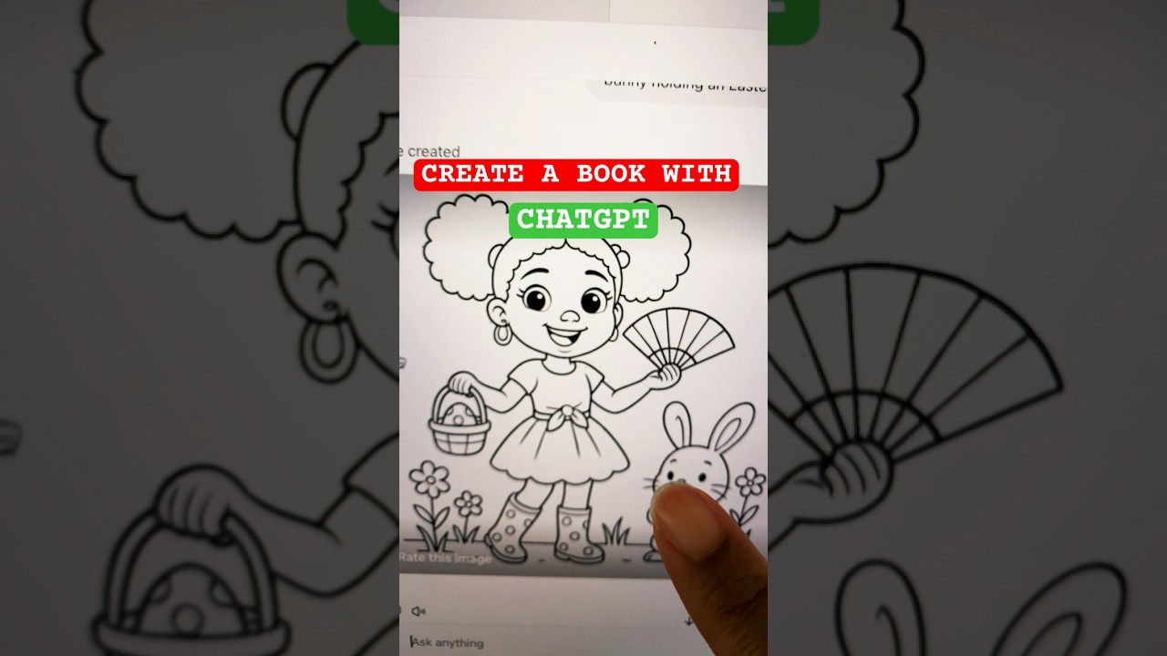EXACTLY How To Create a Coloring Book with ChatGPT 🎨 #kdp #selfpublish