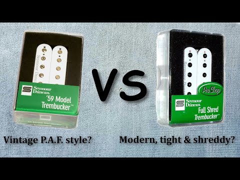 Seymour Duncan Pickup Comparison TB-59 vs TB-10