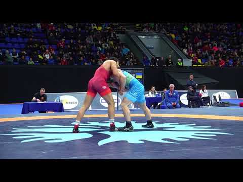 1 8 Final GR   77 kg AZE HASAN ALIYEV UKR DMYTRO ARABADZHY