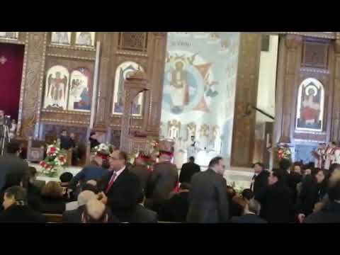 وزير الإعلام يحضر قداس عيد الميلاد المجيد بكاتدرائية ميلاد المسيح