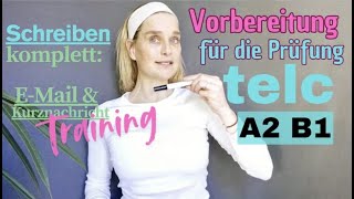 telc A2 B1 Schreiben Vorbereitung
