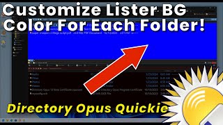 Directory Opus Quickie: Setting Custom Colors for Listers By Folder