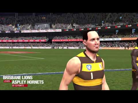 AFL Evolution (PS4) Aspley Hornets vs Brisbane Lions (2018 NEAFL Elimination Final 2)