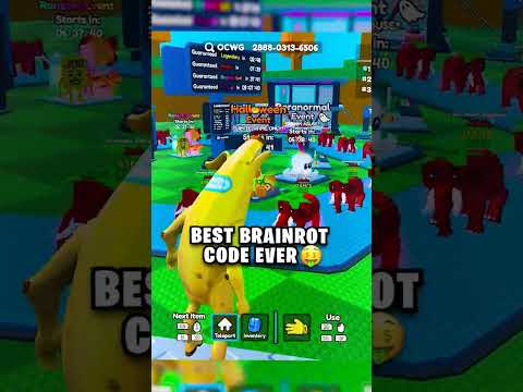 BEST BRAINROT CODE EVER😭🙏 #fortnite #brainrot #gaming #stealabrainrot #roblox