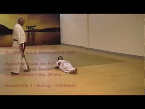 KYU 1 - Tamara Mewitz - Schlag-/Härtetest