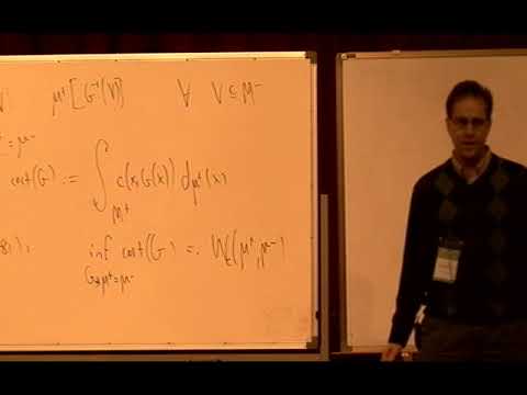 Robert McCann (University of Toronto) / An introduction to optimal transportation