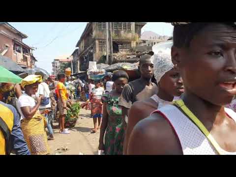 Exploring Freetown (Walking From Eastend Police Station To Fourah Bay Road, Via Dove Cot Market)!!