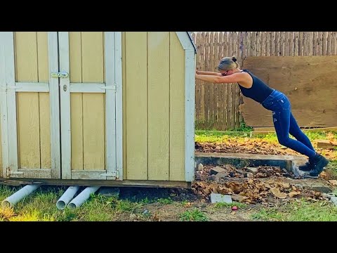 Attempting To Move My Shed the Old Fashioned Way! Jennifer Sugint-NNKH