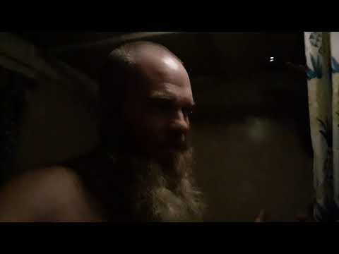 My first narrowboat shower (verdict below)