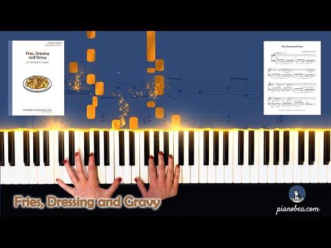 Fries, Dressing and Gravy - by Sharona Clarke | VISUAL TUTORIAL PIANO BOOGIE