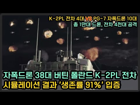 자폭드론 38대 막아낸 K-2PL 전차, 폴란드에서 시험 평가 결과 생존률 91%