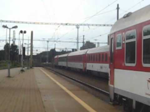 Příjezd vlaku Ex 129+odjezd vlaku EC 70+odjezd vlaku Os 5339-Pardubice hl.n.