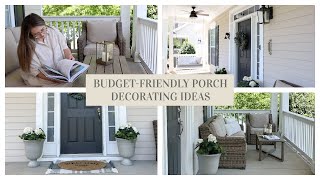 DECORATING INSPIRATION FOR SPRING | BUDGET FRIENDLY PORCH DECORATING IDEAS