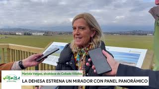 El Ayuntamiento de Collado Villalba instala un nuevo mirador panorámico en la De