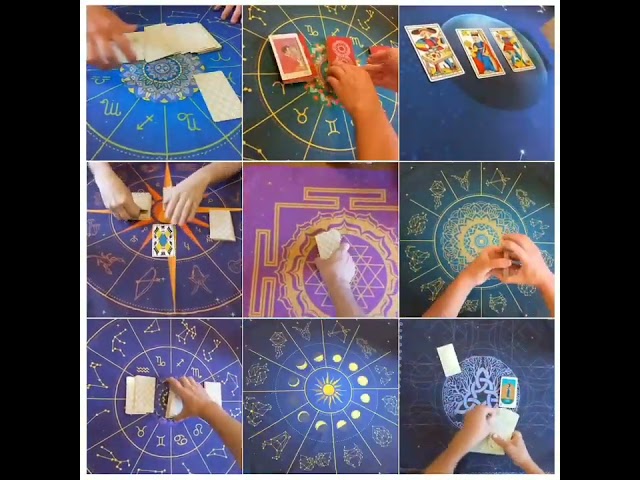Vídeo relacionado con Genérico Paño de Tarot para Lecturas - Manta de Altar Cuadrada para Cartas - Tapete Metafísico para Juegos de Mesa con Diseño de Horóscopo y Base para Cartas de Runas Unisex