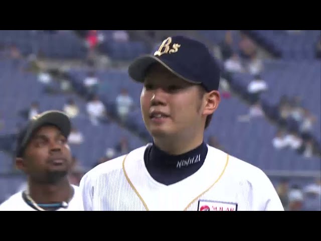 7回表 バファローズ先発・西 7回を投げ終えて4安打2失点と粘りの投球!! 2014/6/4 Bs-S