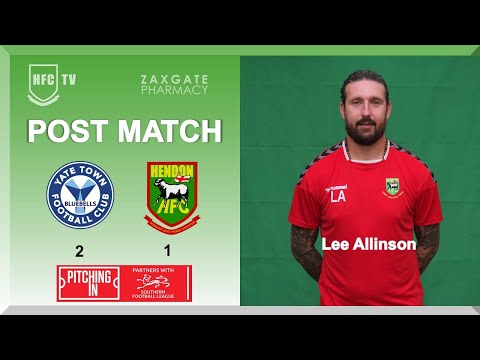 Lee Allinson post match v YATE TOWN - 1 February 2023