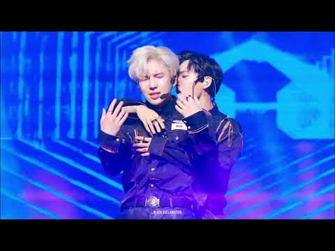 (A.C.E) Black and Blue (JUN and WOW) Performance Compilation [with Eng subs!]