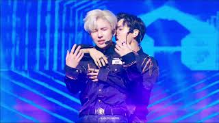 (A.C.E) Black and Blue (JUN and WOW) Performance Compilation [with Eng subs!]