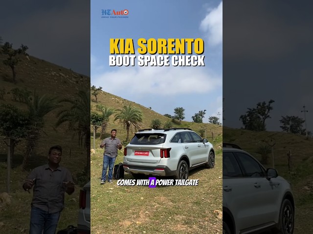 How much boot space does the Kia Sorento offer?