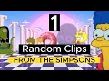Random Clips From The Simpsons Collection 1