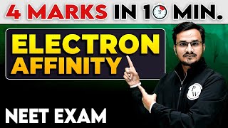 Electron Affinity  || 4 Marks in 10 Minutes For NEET Exam