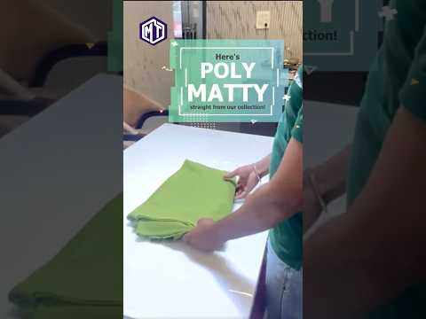 Poly Matty Fabric | 200 GSM & 62″ Width #fabricshorts #polyster #matty #qualityfabrics