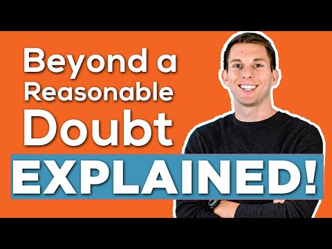 Beyond a Reasonable Doubt SIMPLIFIED + EXAMPLE