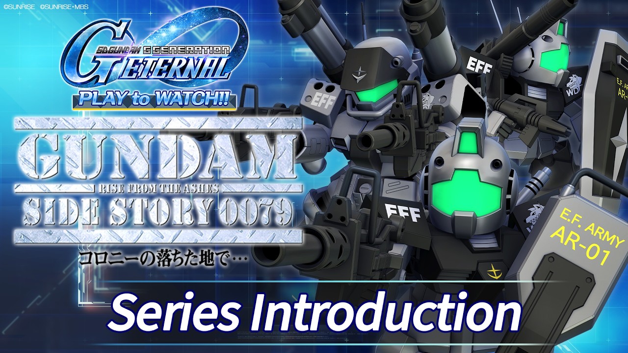"Gundam Side Story 0079: Rise from the Ashes" G Generation ETERNAL PLAY to WATCH!!