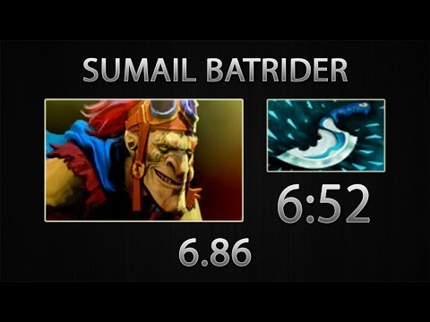 SumaiL [Batrider] Fast Farm ► Blink Dagger ► 6:52 ► Dota 2 6.86