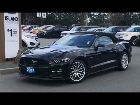 2017 Ford Mustang GT Premium Convertible W/ Backup Camera, Nav, Leather Review| Island Ford