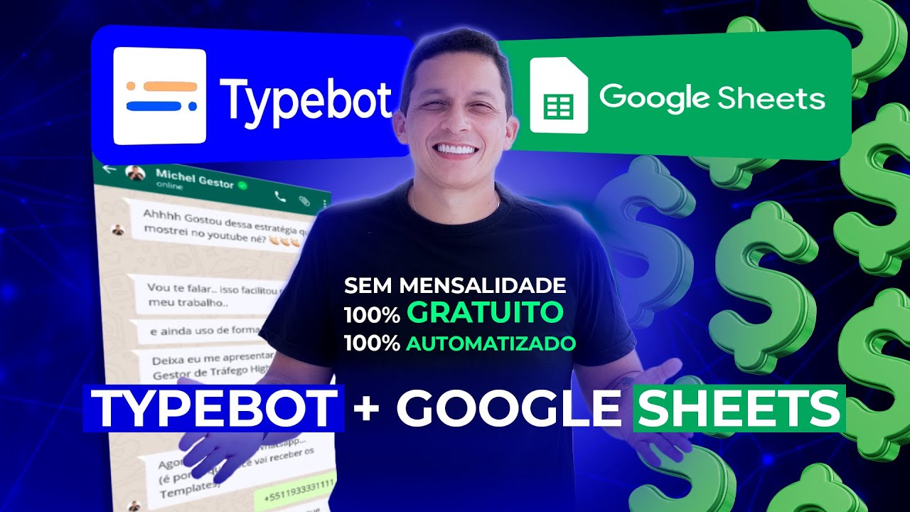 TYPEBOT + GOOGLE SHEETS - 100% AUTOMATIZADO [GRATUITO] O PASSO A PASSO COMPLETO