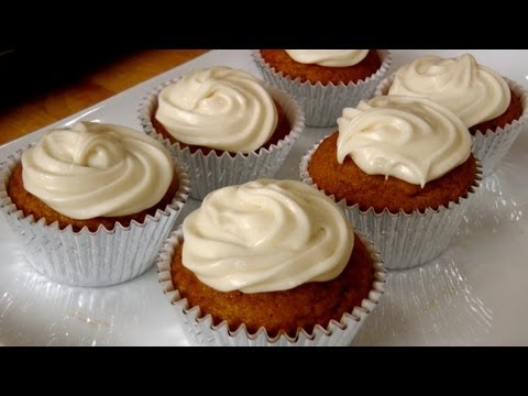 Pumpkin Cupcakes - Recipe by Laura Vitale - Laura in the Kitchen Episode 202