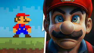 How Mario went from Pixels to Amazing Graphics | Evolution of Super Mario 5