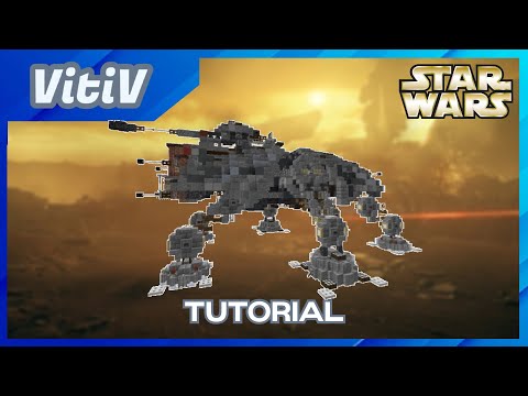 Vitiv - Star Wars Republic All Terrain Tactical Enforcer AT-TE in Minecraft - 2:1 Scale - Tutorial