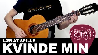 Lær at spille "Kvinde Min" med Gasolin' / Kim Larsen på guitar