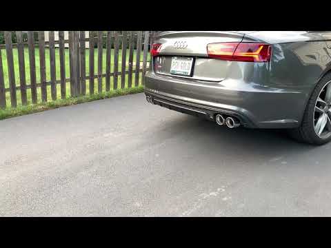 16 Audi S6 Borla exhaust startup