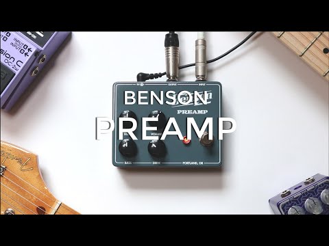 Benson Preamp Pedal Demo | Clean Boost/Overdrive/Fuzz in One Pedal!