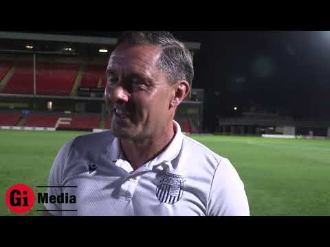 Post-match interview with gaffer Paul Hurst◾️◽️