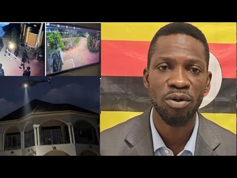 BOBI WINE NARRATES HOW HE NARROWLY ESCAPED A DEADLY NIGHT RAID AS SECURITY FORCES STORMED HIS HOME