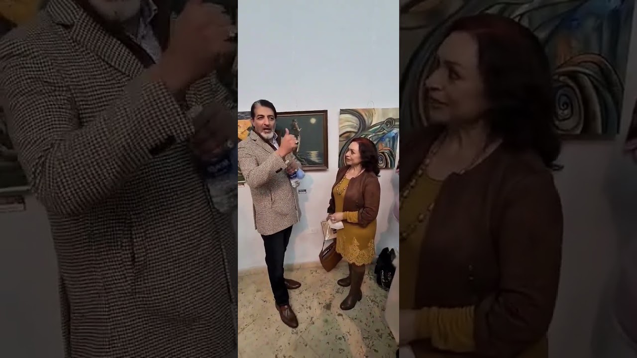 لقطة من معرض فني 1