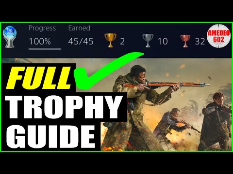 Call of Duty: Vanguard COMPLETE Platinum Trophy Guide (ALL Vanguard Achievements)
