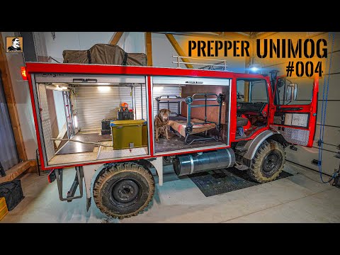 Prepper Unimog AUSGESCHLACHTET! - INNENAUSBAU | Betten, Kameras & Heizung | #004 | Survival Mattin