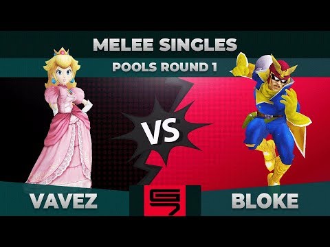 Vavez vs Bloke - Melee Singles: Pools R1 Winners Quarterfinals - Genesis 7 | Peach vs Captain Falcon